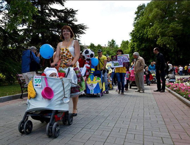 В конце мая в Севастополе пройдет парад колясок