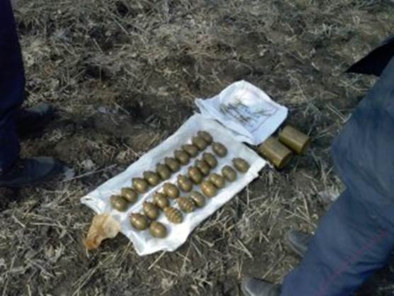 Житель Севастополя организовал в лесу тайник с гранатами