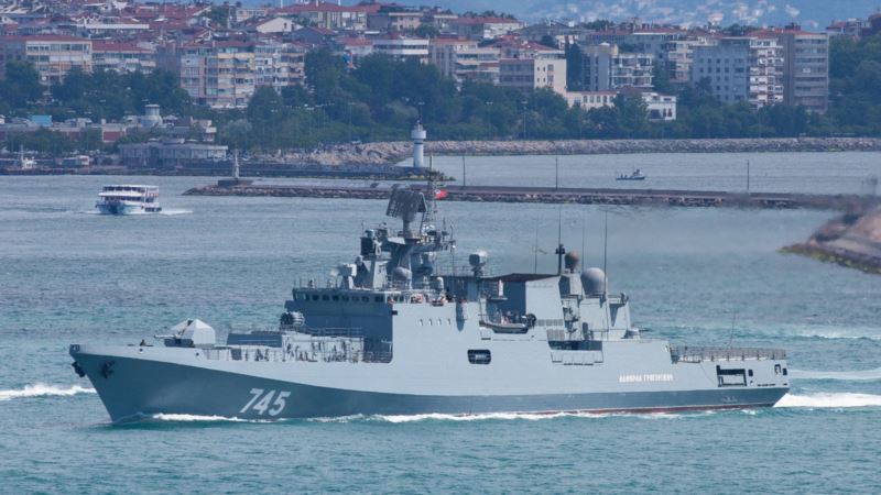 В Севастополь из Средиземного моря прибыл российский фрегат «Адмирал Григорович»