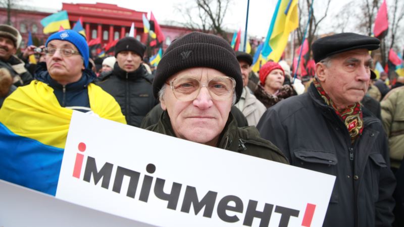 В центре Киева митингуют сторонники Саакашвили (+фото)