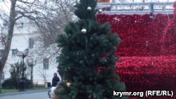 Севастопольцы поснимали украшения с новогодних елок (+фото)