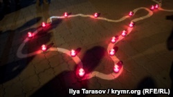 В Симферополе российские власти Крыма провели акцию памяти жертв депортации крымских татар (+ фото)