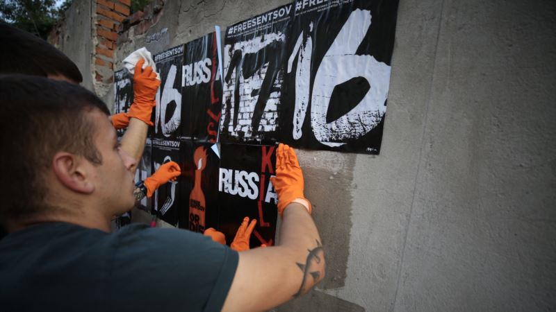 «Свобода или смерть»: акция в поддержку Сенцова в Киеве (фотогалерея)