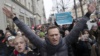 Алексей Навальный за несколько минут до задержания. 28 января 2018 года