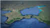Карта Крыма и Азовского моря. Иллюстрация