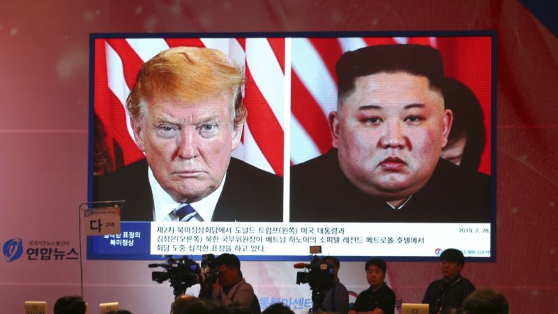 Дональд Трамп и Ким Чен Ын встретились на границе двух Корей