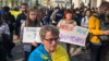 Акция в поддержку принятия закона об украинском языке под Верховной Радой. Киев, 25 апреля 2019 года