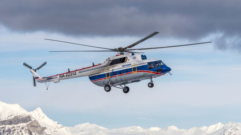 Россия: в Красноярском крае при посадке опрокинулся вертолет Ми-8