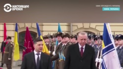 «Слава Украине!» – Президент Турции Реджеп Эрдоган поприветствовал украинских военных в Киеве (видео)