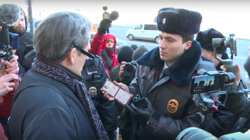 В Петербурге полиция задержала свыше 20 человек на акции против поправок в Конституцию