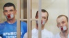 Рустем Ваитов, Нури Примов и Руслан Зейтуллаев (слева направо) в суде российского Ростова-на-Дону