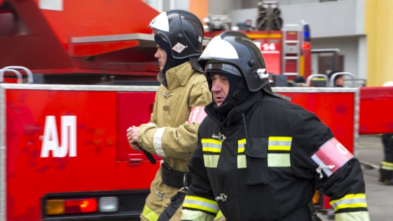 В Севастополе горел рынок «Кольцо» – спасатели