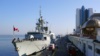 Канадский военный фрегат Toronto во время визита в Одессу в 2019 году
