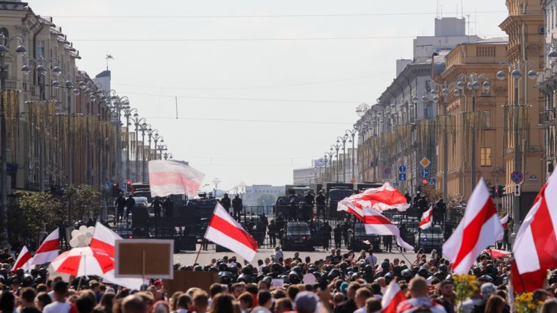 Протесты в Минске: МВД Беларуси сообщило о задержании 125 человек