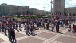 Два митинга на одной площади – сторонники и противники Лукашенко собрались в Минске (видео)