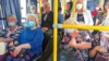 Пассажиры в общественном транспорте. Симферополь, 8 октября 2020 года