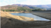 Резко обмелевшее Счастливенское водохранилище под Ай-Петри, ноябрь 2020 года