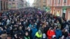 Акция протеста в поддержку Алексея Навального. Санкт-Петербург, 31 января 2021 года